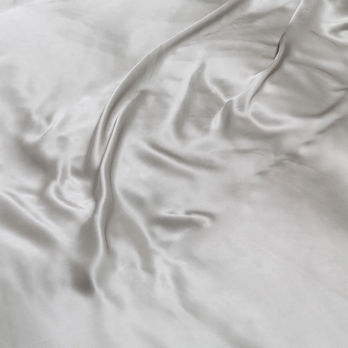 Antique Silver Pure Mulberry Silk Bedding & Bed Sheets - Image 5
