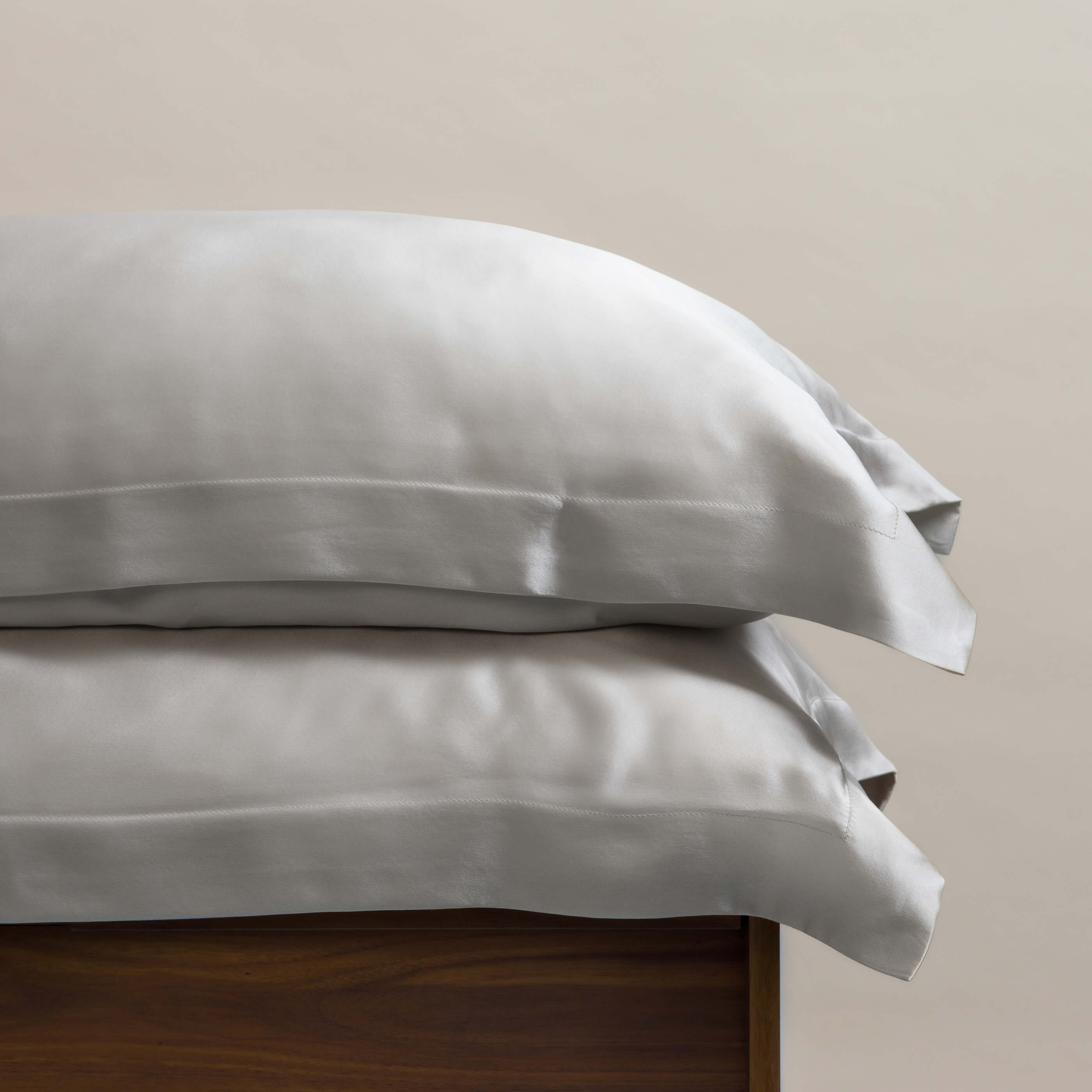 Antique Silver Pure Mulberry Silk Bedding & Bed Sheets - Image 8