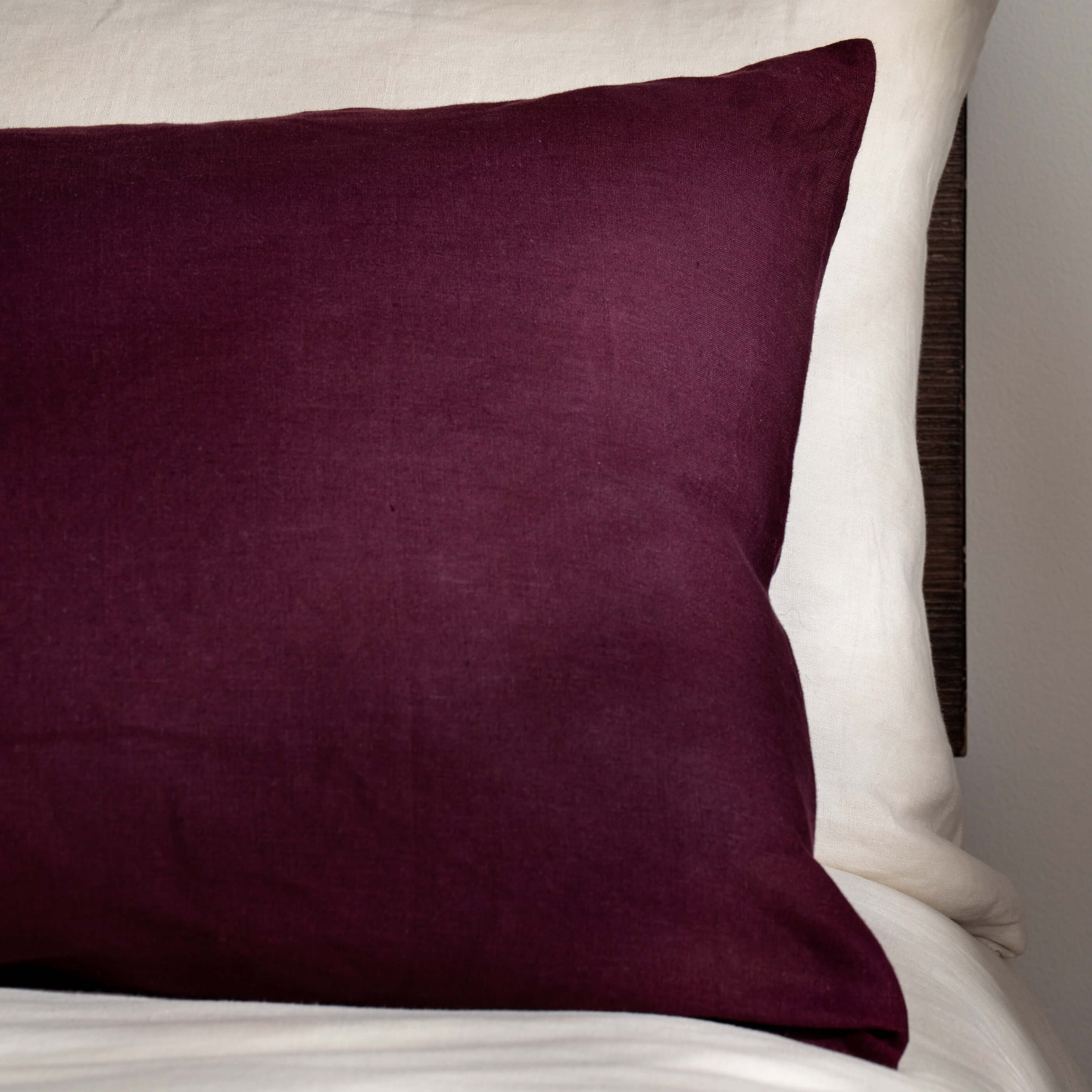 Aubergine French Linen Bedding And Bed Sheets - Image 5