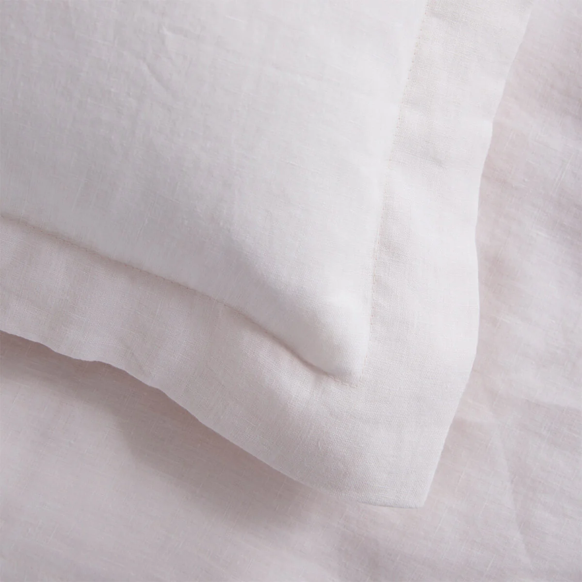 Blush Pink French Linen Bedding And Bed Sheets - Image 6