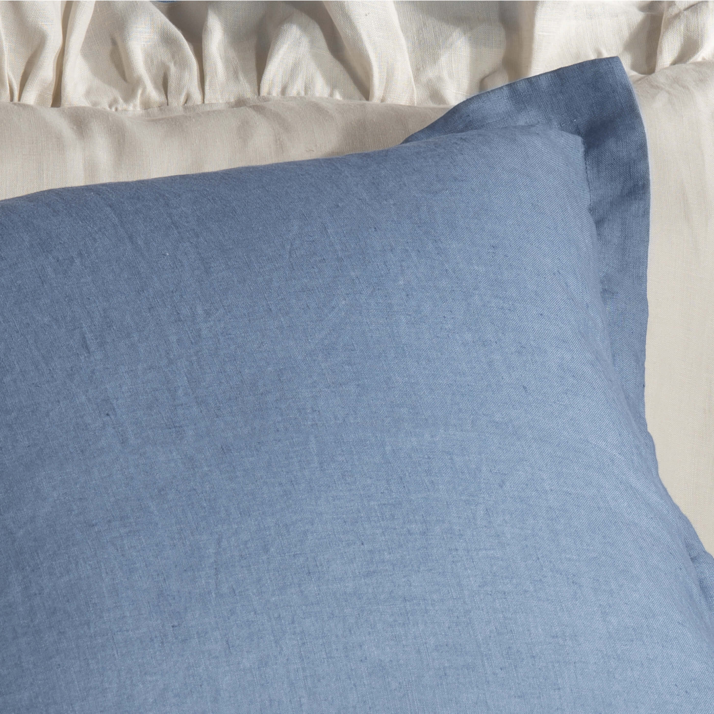 French Linen Medium Square Cushion Covers - Image 2