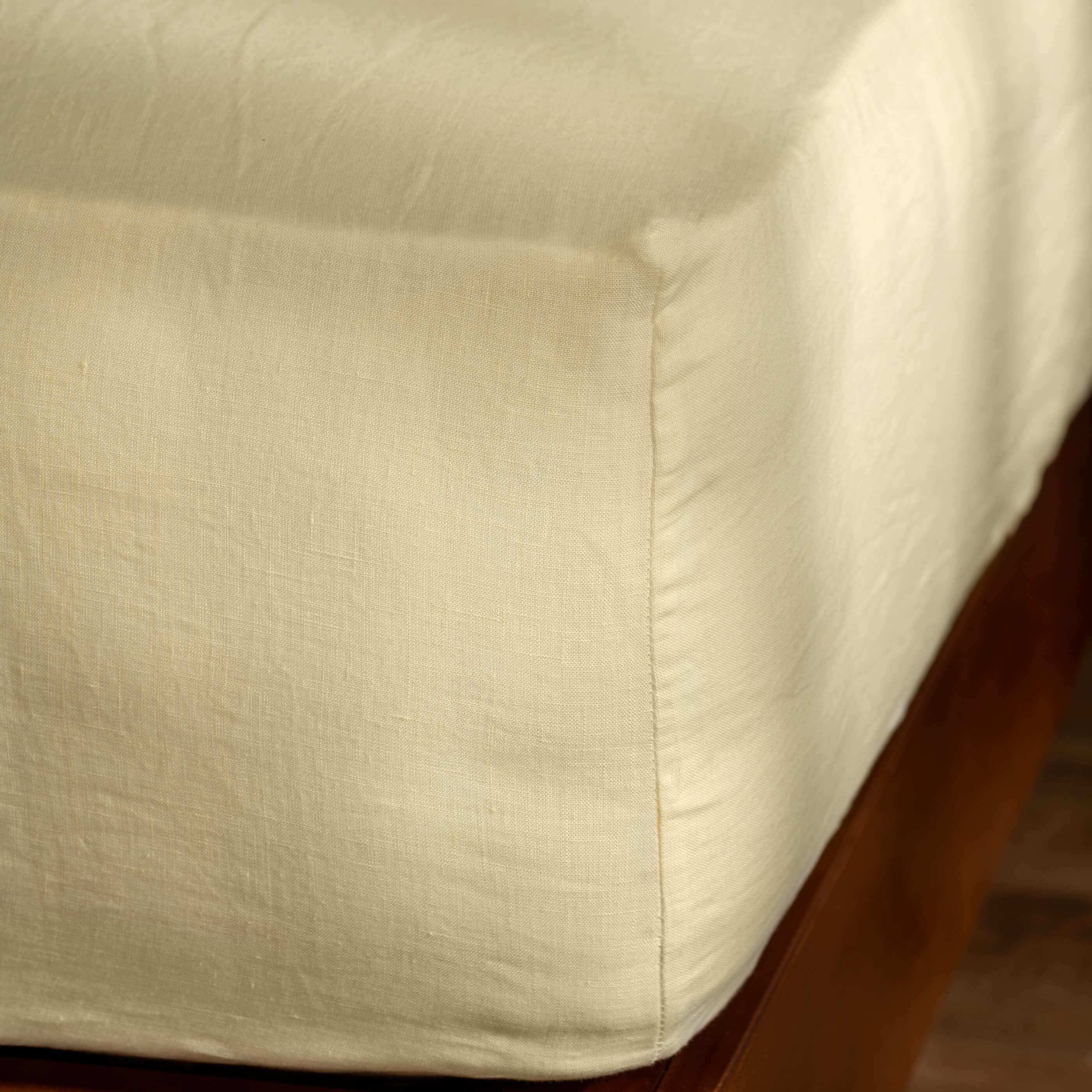 Lemon Yellow French Linen Bedding And Bed Sheets - Image 8