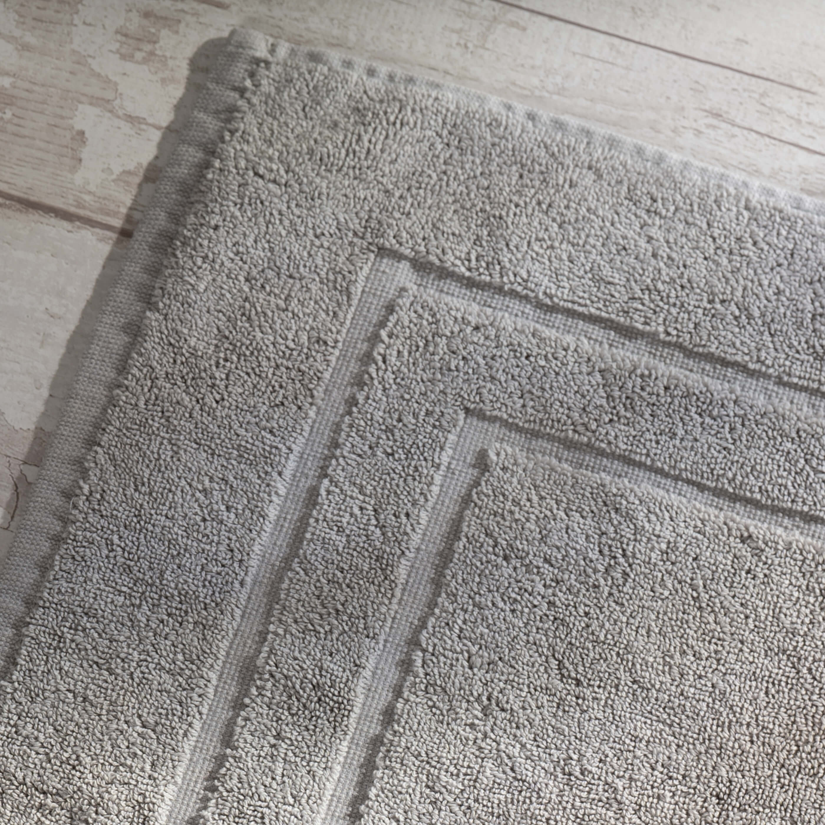 Light Grey Egyptian Cotton Bath Mat - Image 2
