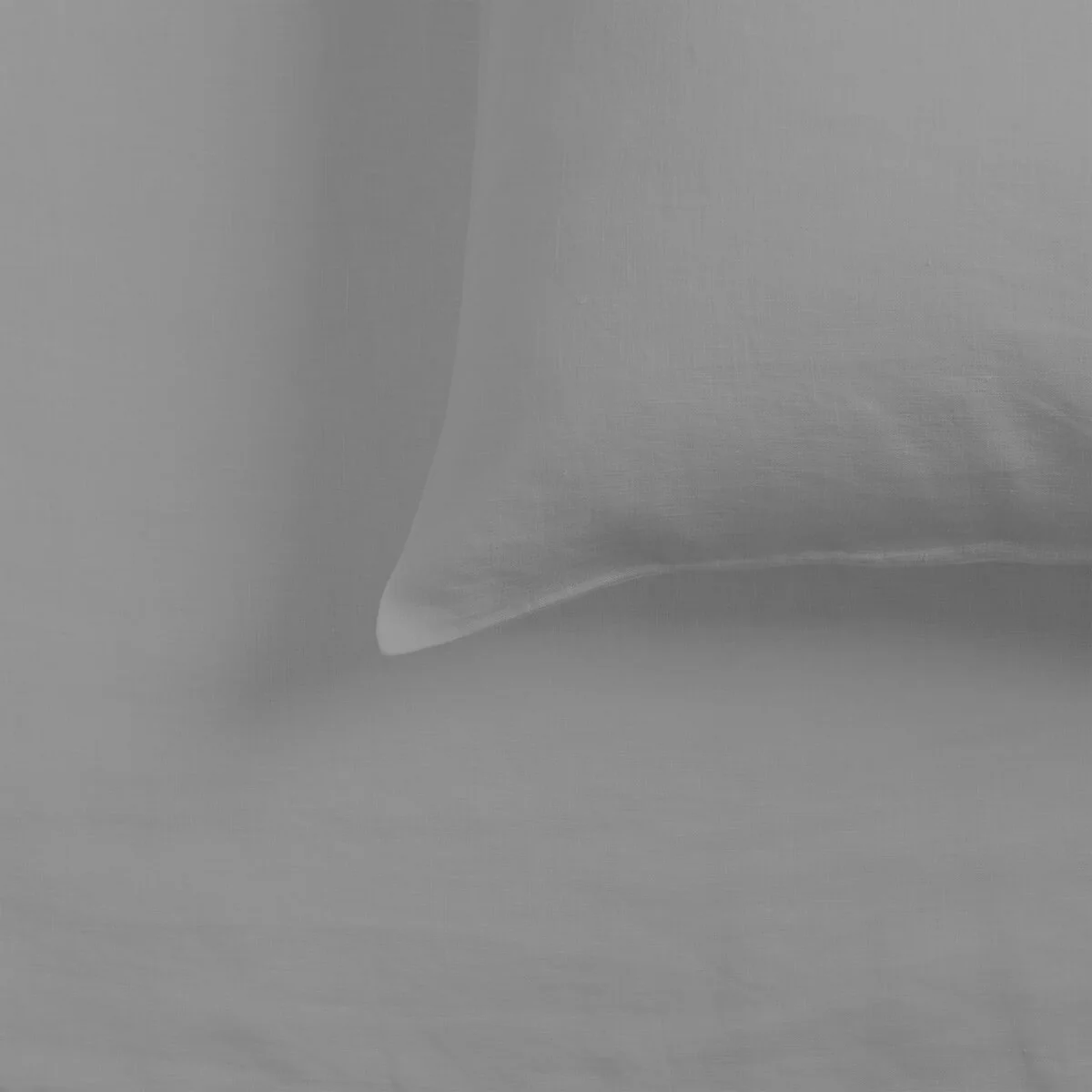 Light Grey French Linen Bed Set - Image 7