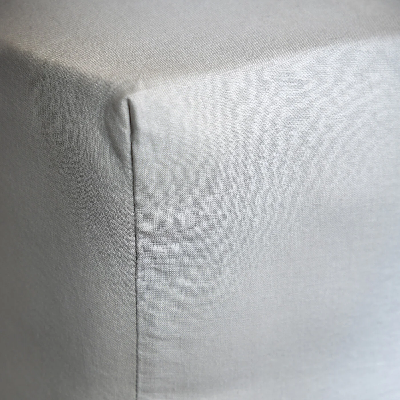Light Grey French Linen Bedding And Bed Sheets - Image 6