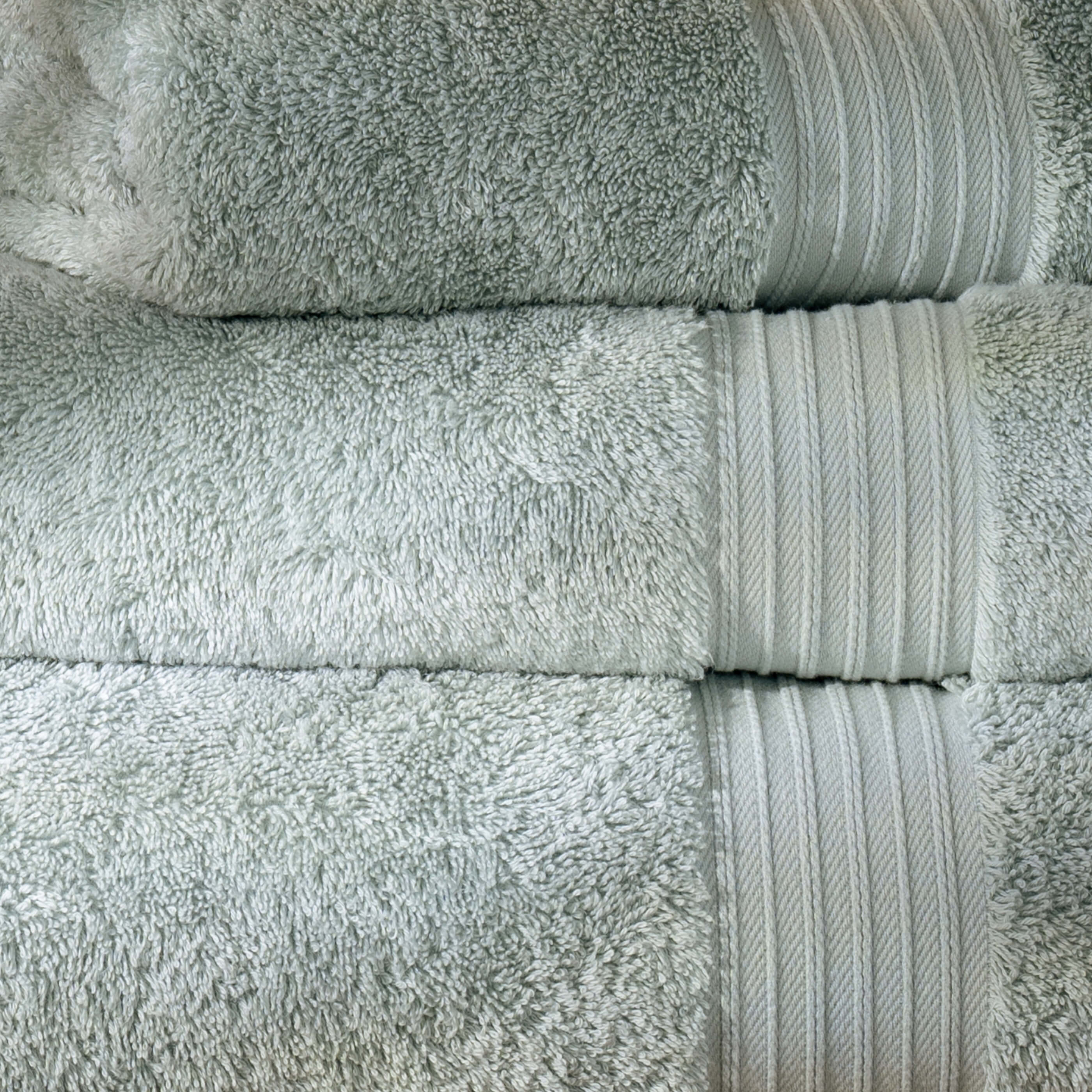 Mineral Blue Egyptian Cotton Bath Towels - Image 3