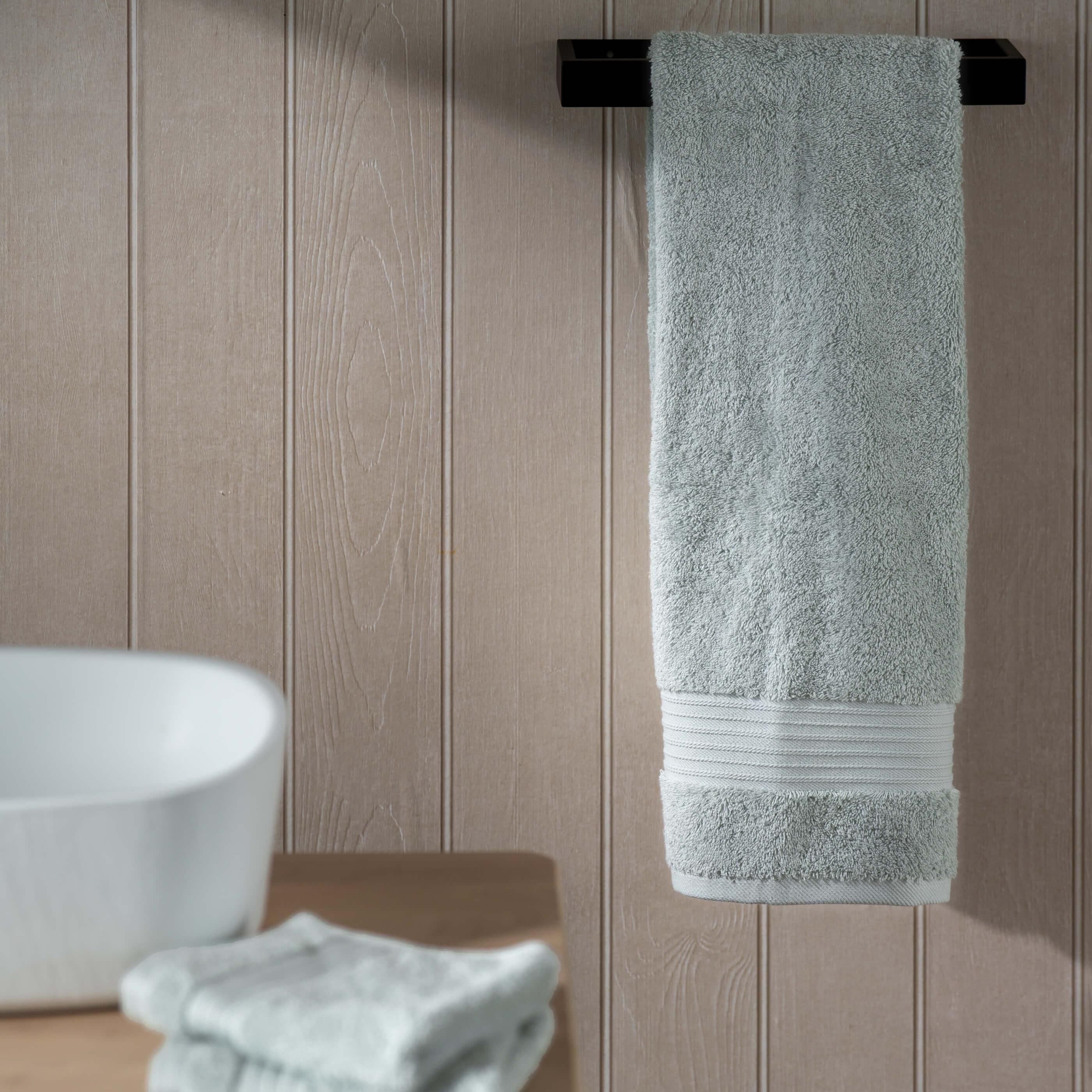 Mineral Blue Egyptian Cotton Towels - Image 4