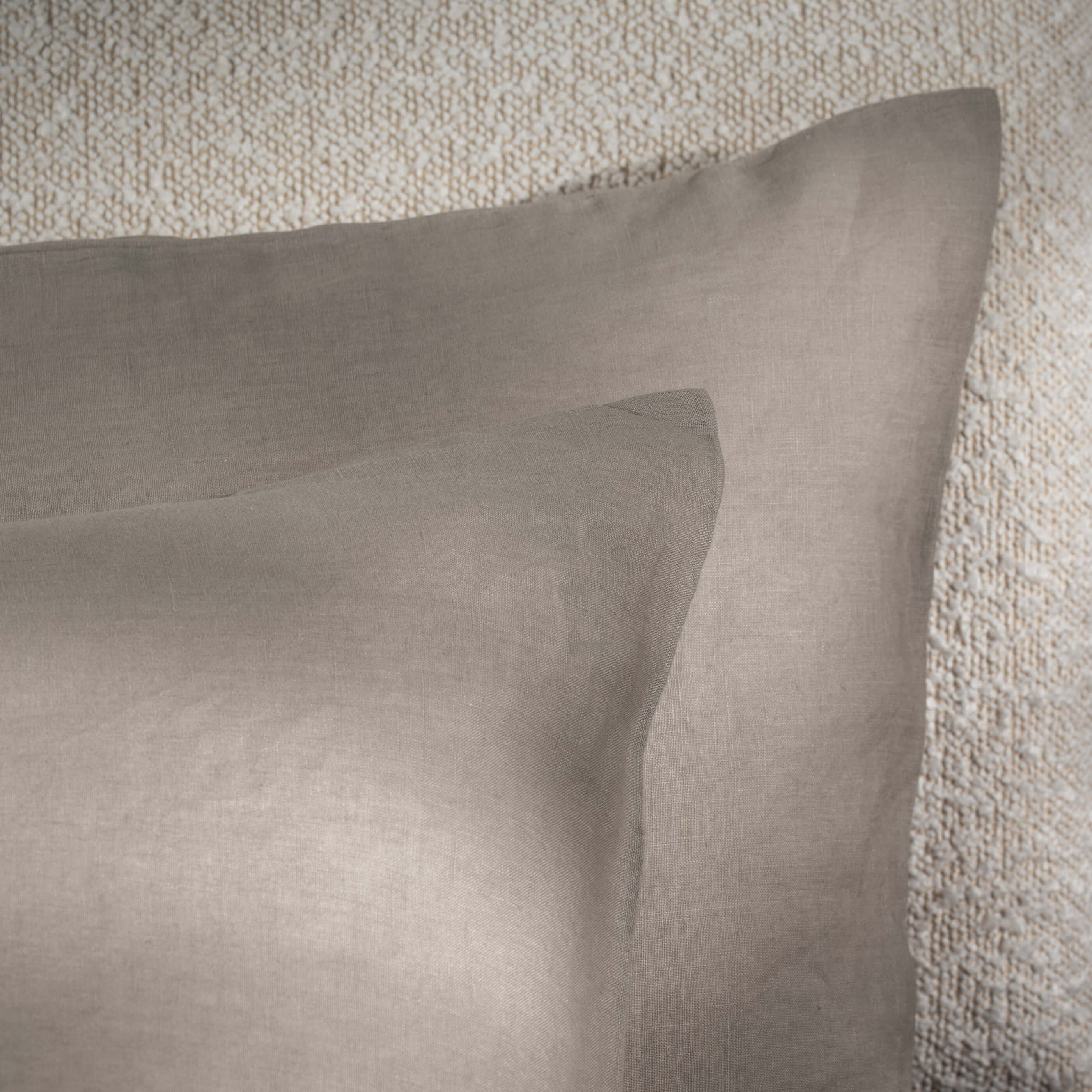Mocha French Linen Pillowcases - Image 3
