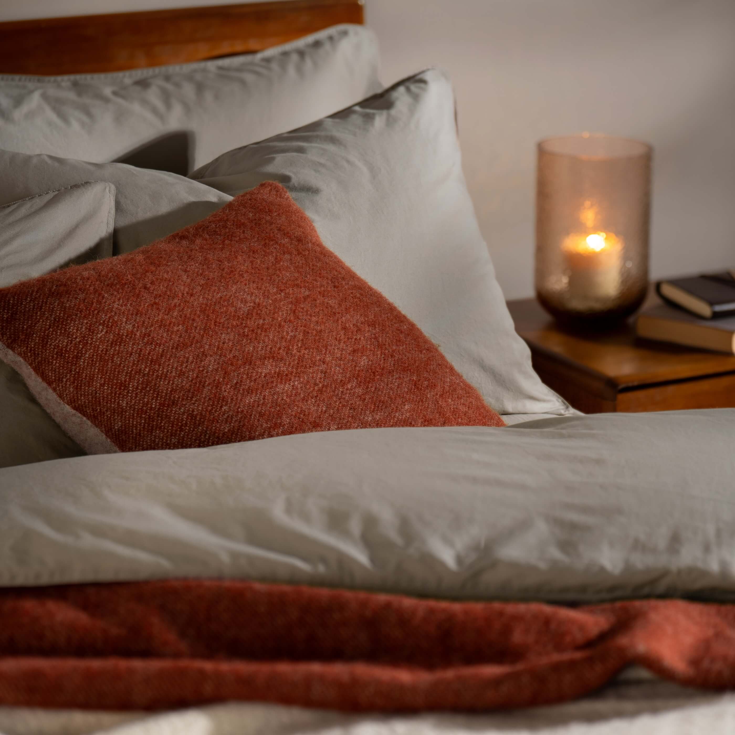 Mocha Stonewashed Cotton Duvet Sets - Image 4