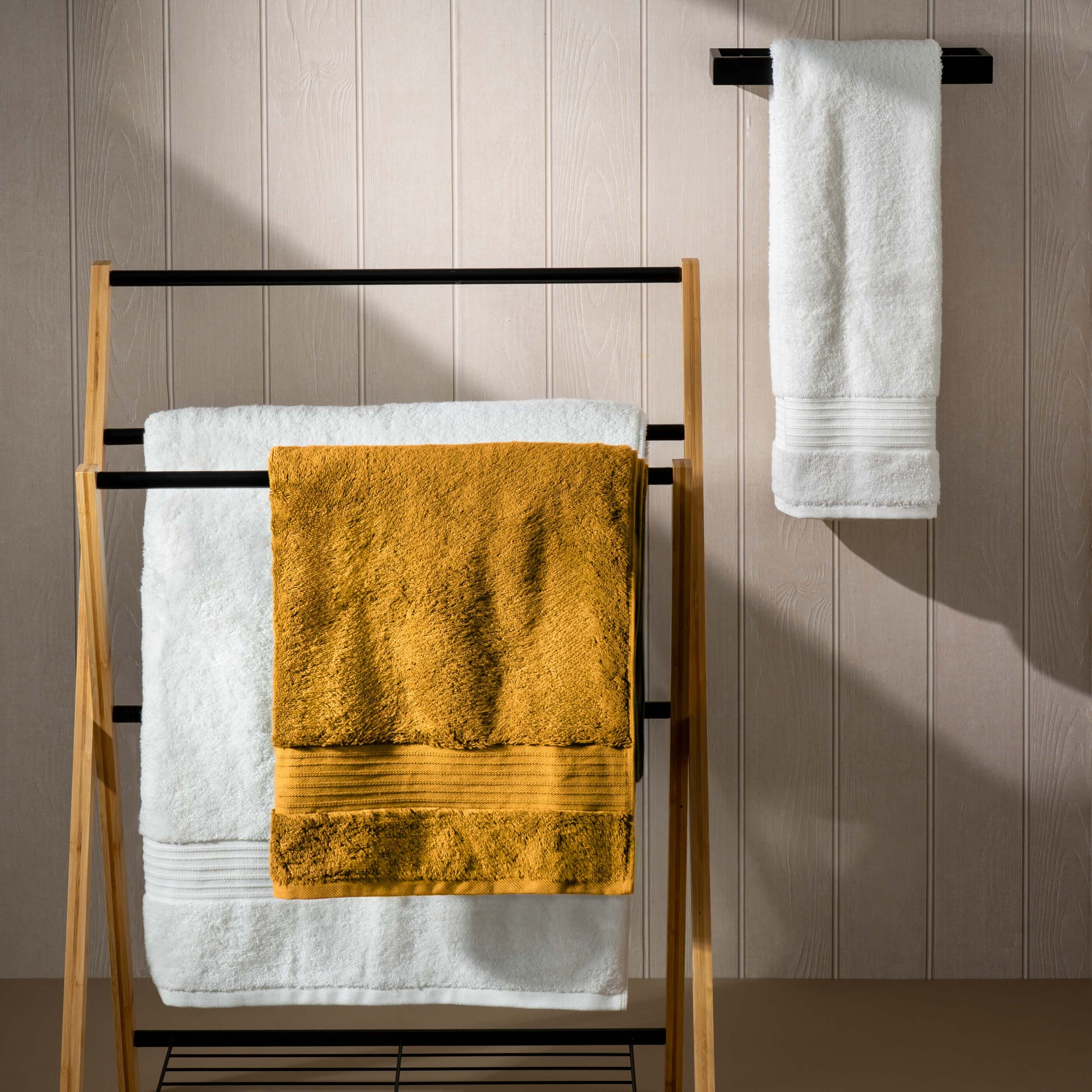 Mustard Yellow Egyptian Cotton Towels - Image 4