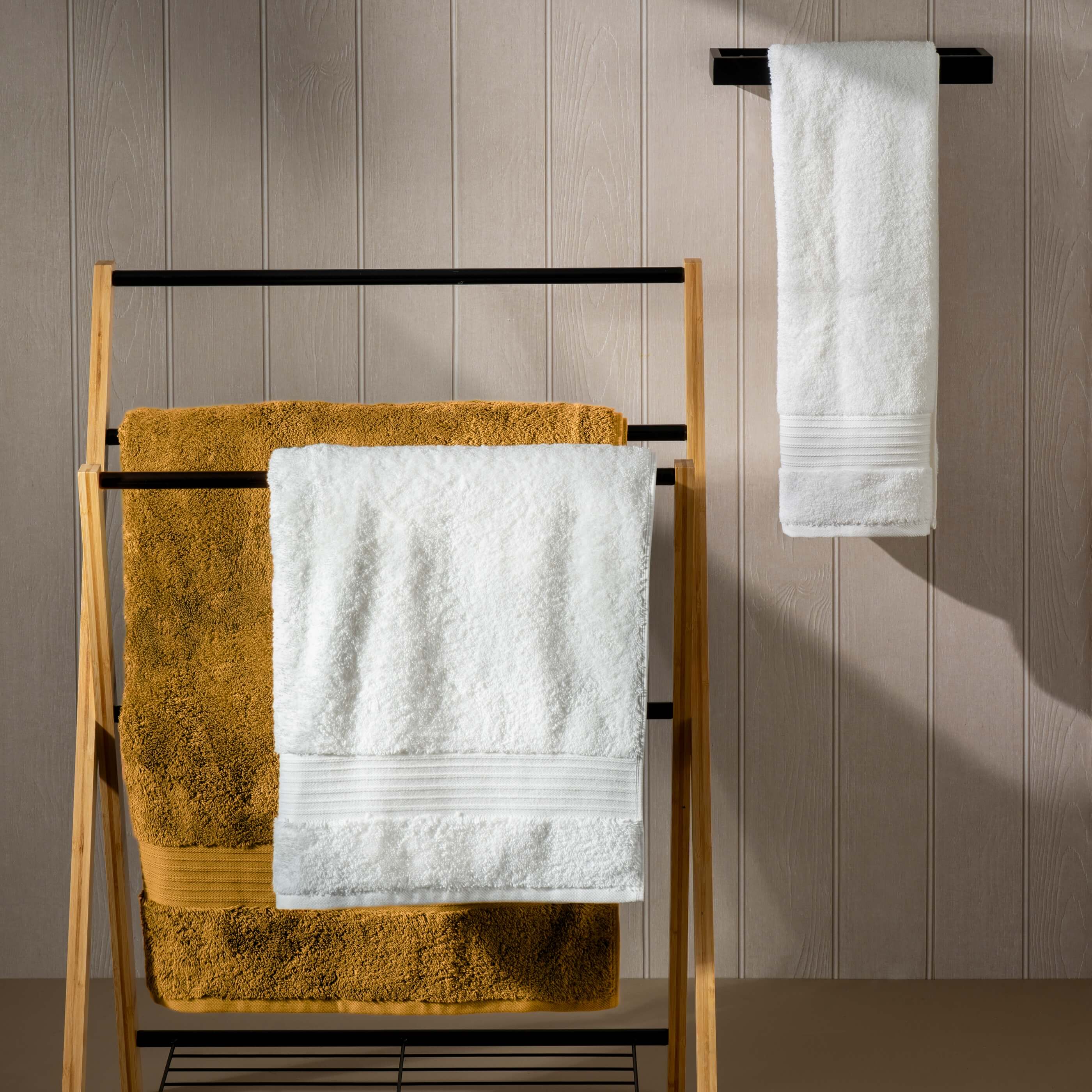 Mustard Yellow Egyptian Cotton Towels - Image 5