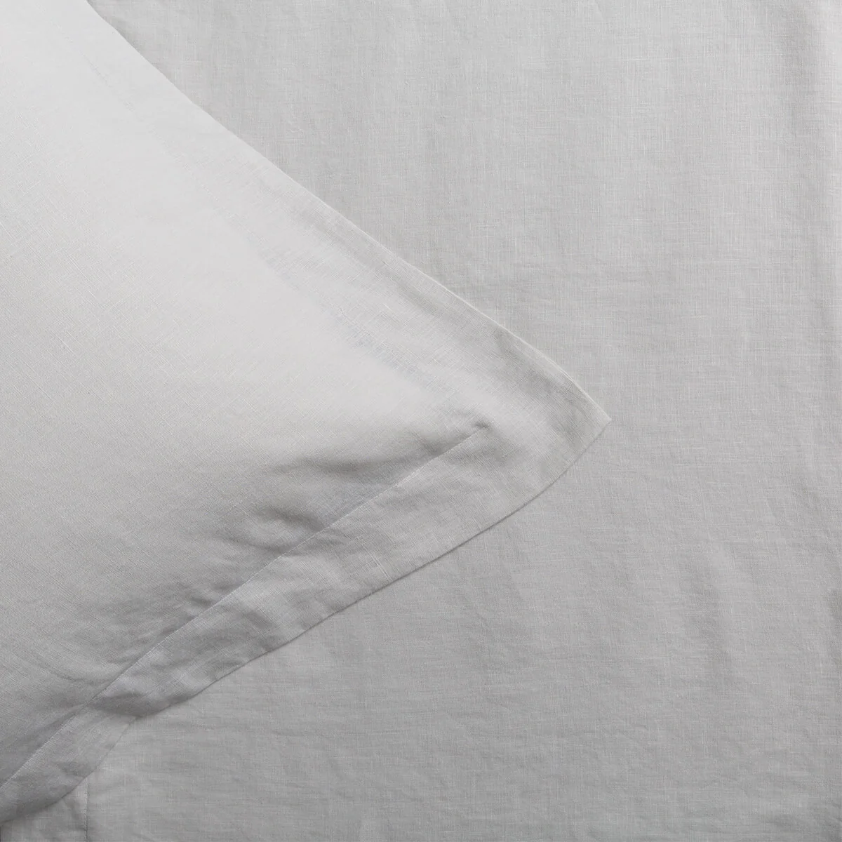 Natural French Linen Bed Set with Superking Pillowcase - Image 4