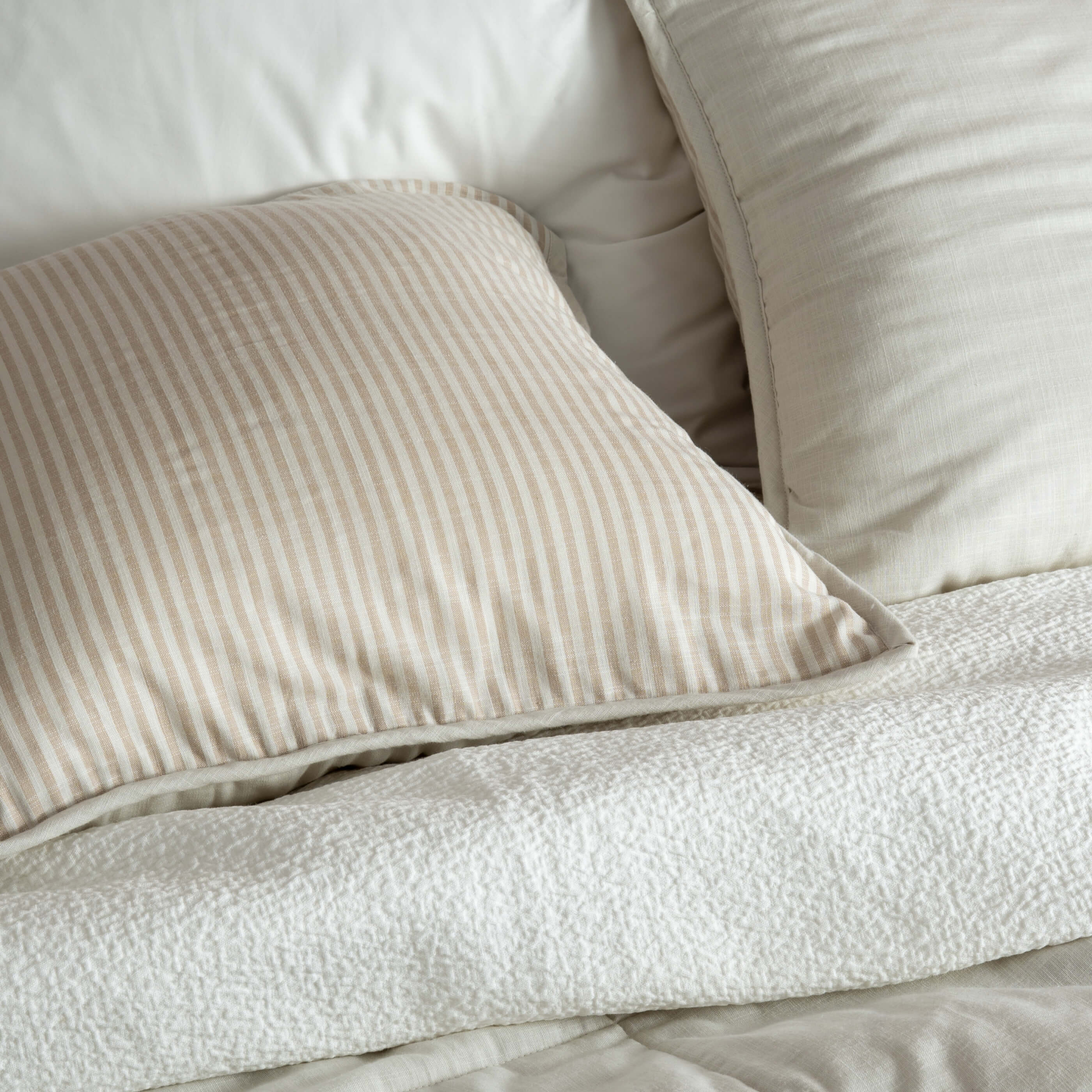 Natural Linen Look Bedspread - Image 6