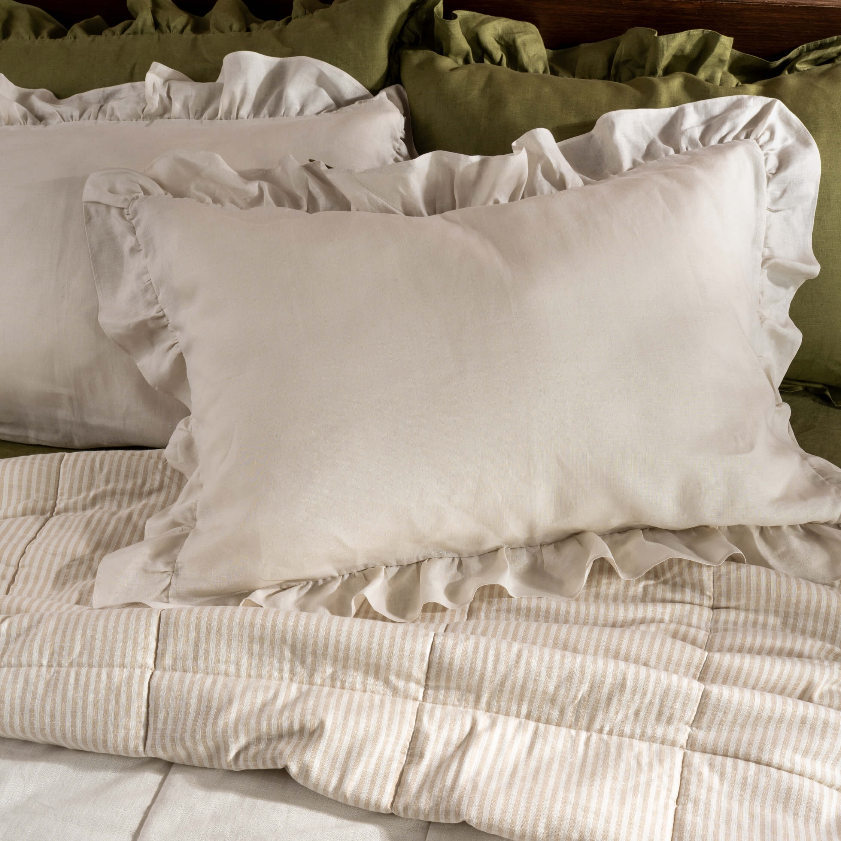 Natural French Linen Pillowcases - Image 8