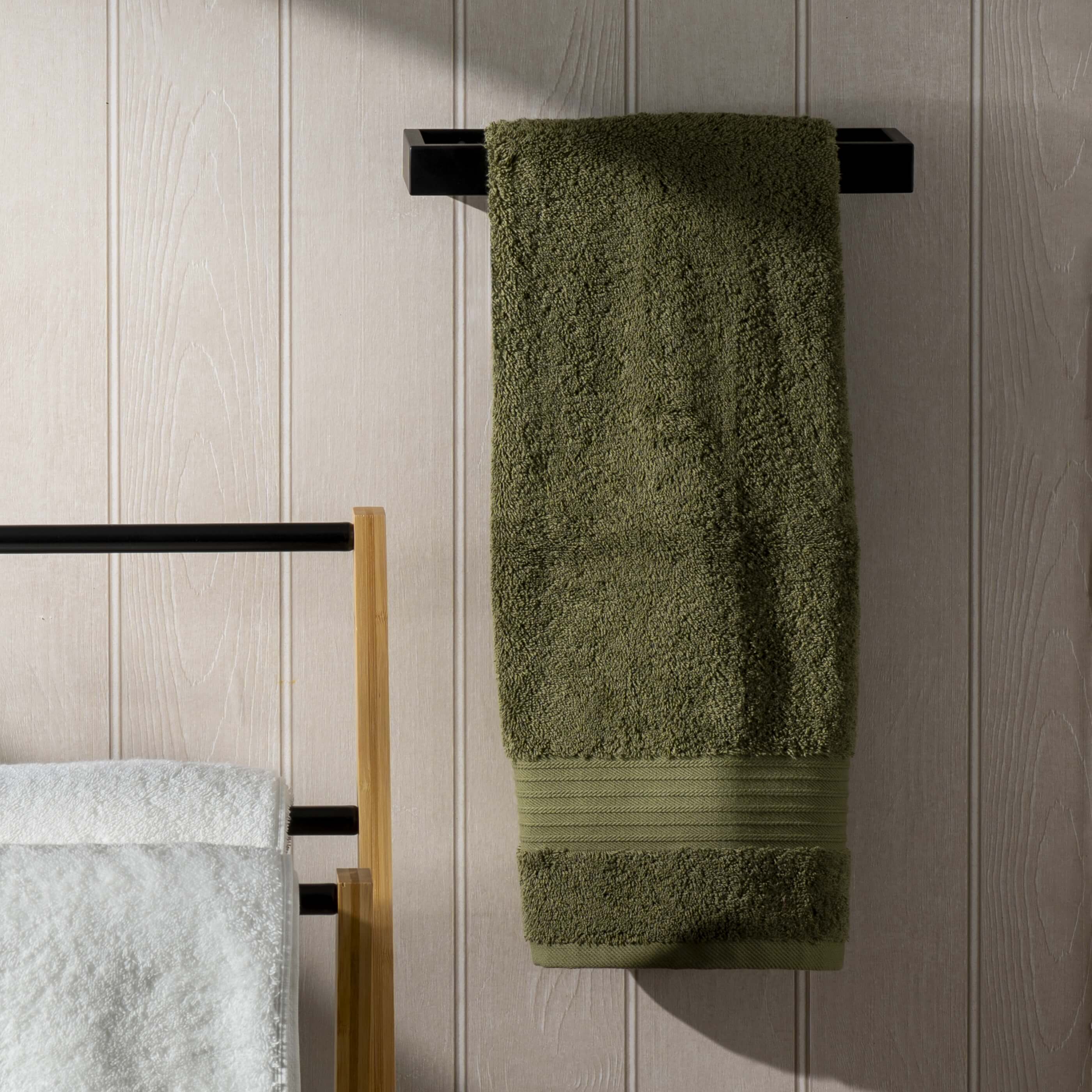 Olive Green Egyptian Cotton Towels - Image 3