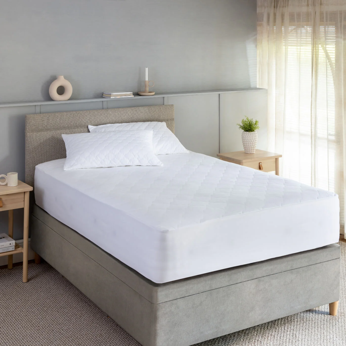 Quilted Cotton Mattress & Pillow Protector Bundles - Image 4