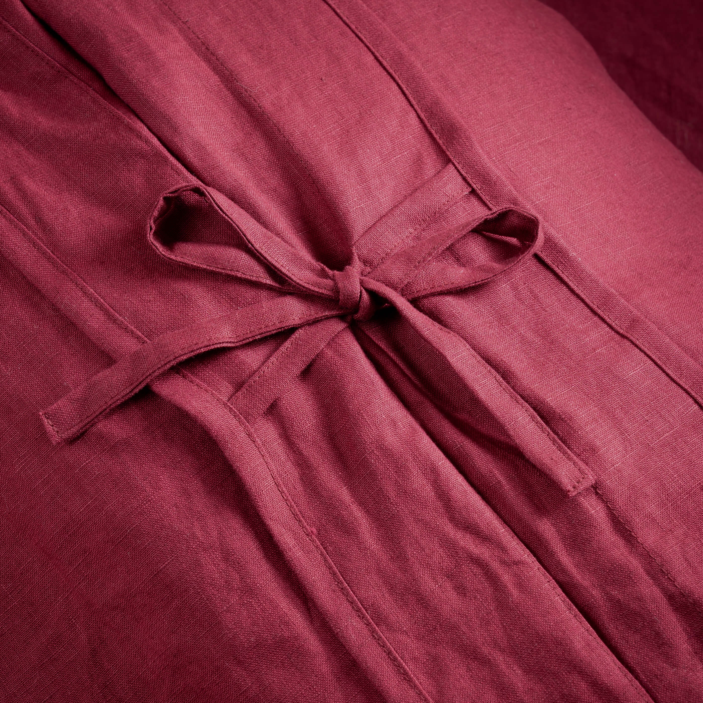 Raspberry French Linen Pillowcases - Image 6