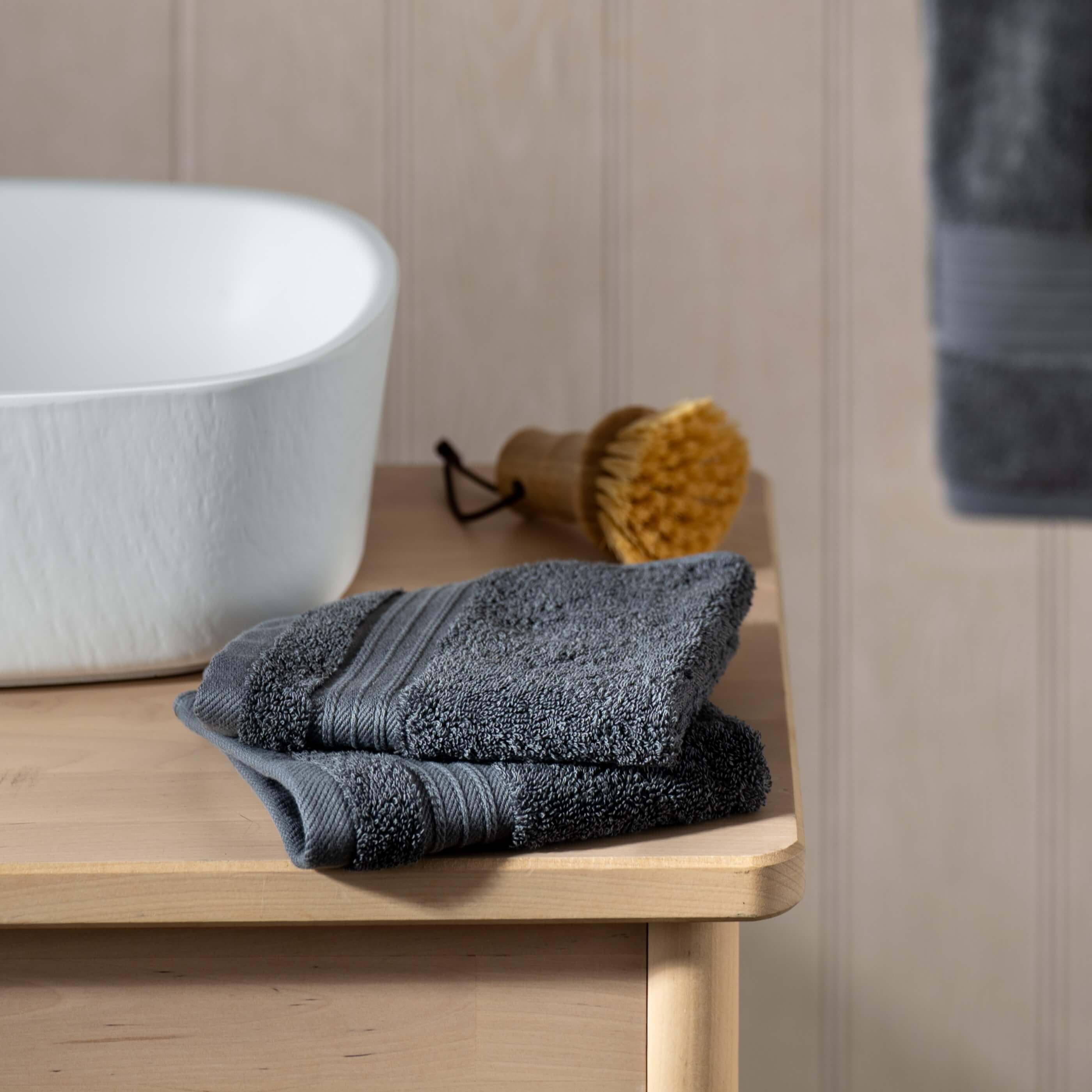Smoke Egyptian Cotton Towels - Image 4