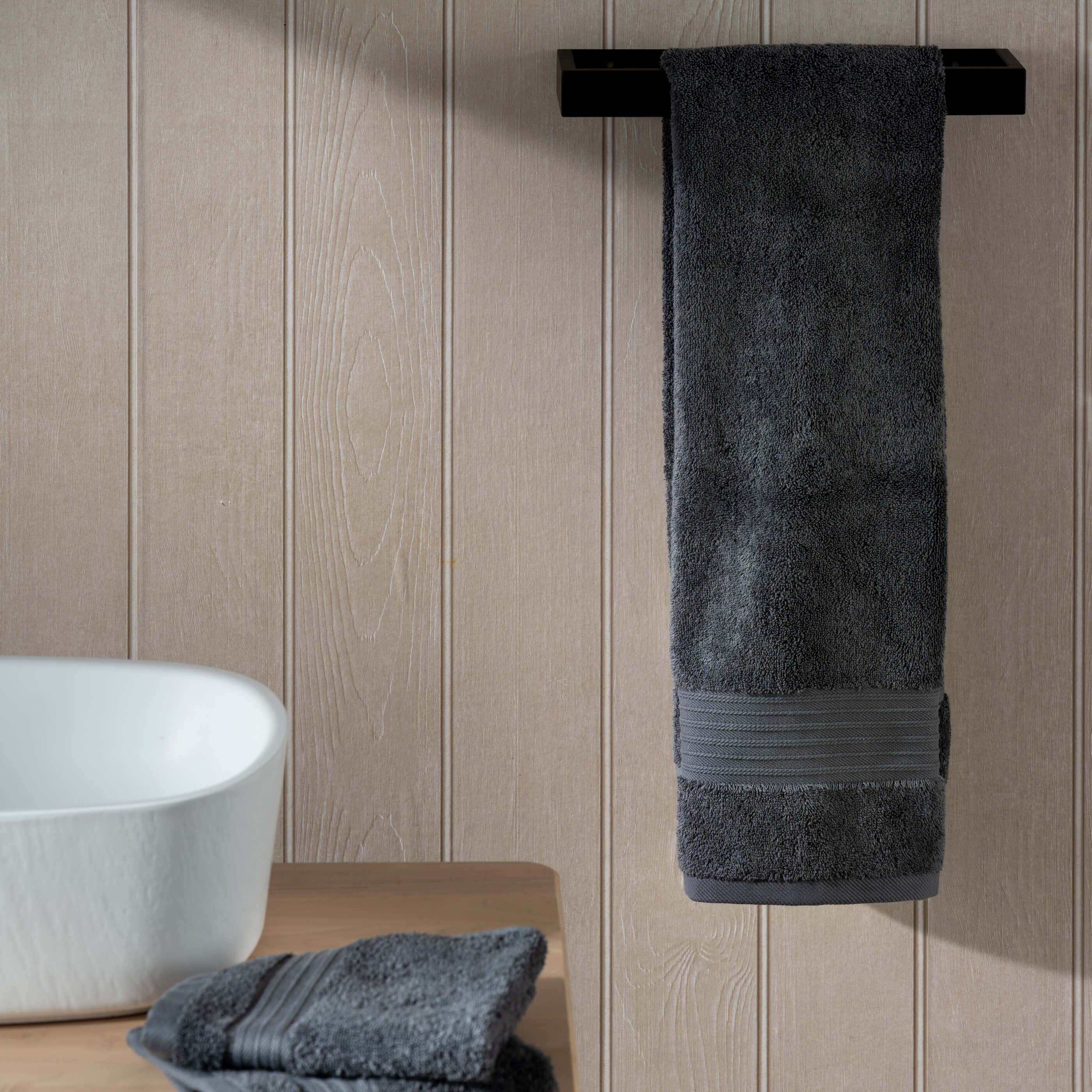 Smoke Egyptian Cotton Towels - Image 5