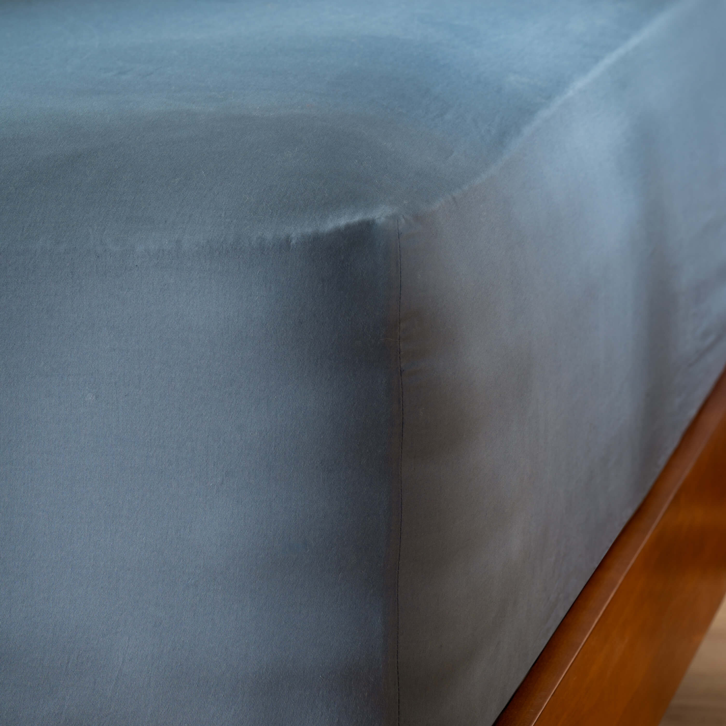 Storm Blue Stonewashed Cotton Bedding & Sheets - Image 5