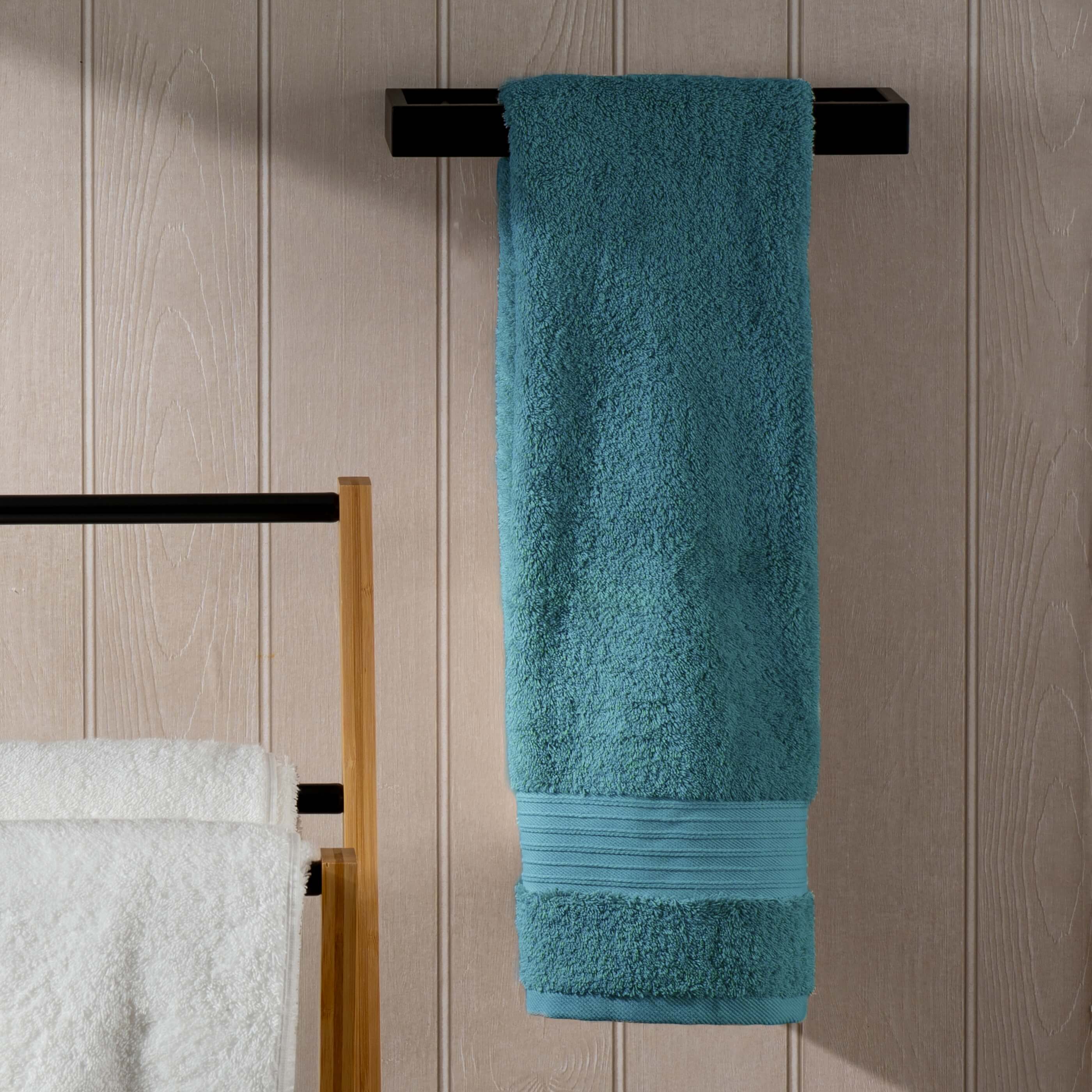 Teal Egyptian Cotton Towels - Image 3