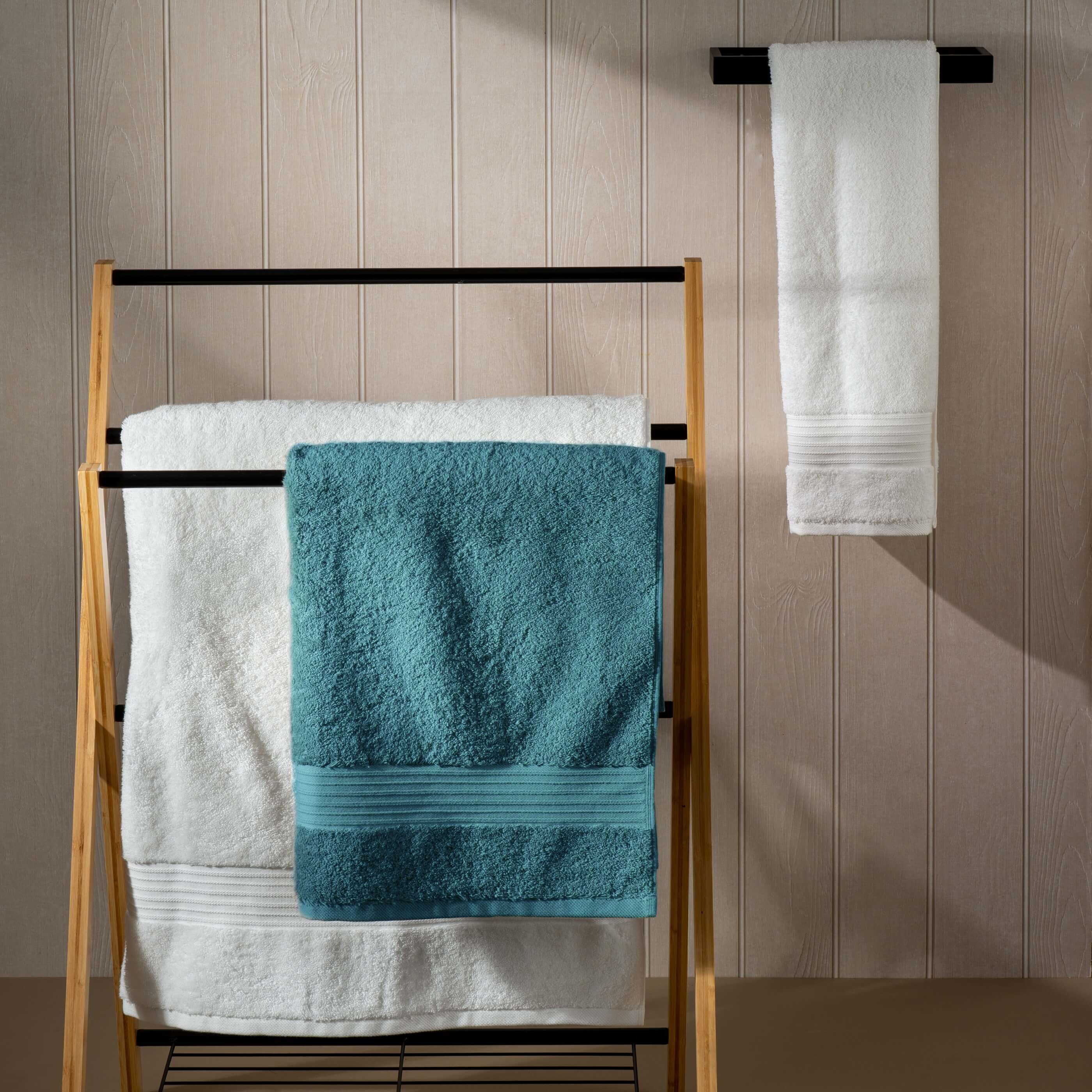 Teal Egyptian Cotton Towels - Image 5