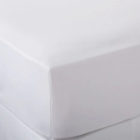 White 600 Thread Count Egyptian Cotton Bed Sets with 40cm Deep Fitted Sheet Standard Pillowcase - Image 3