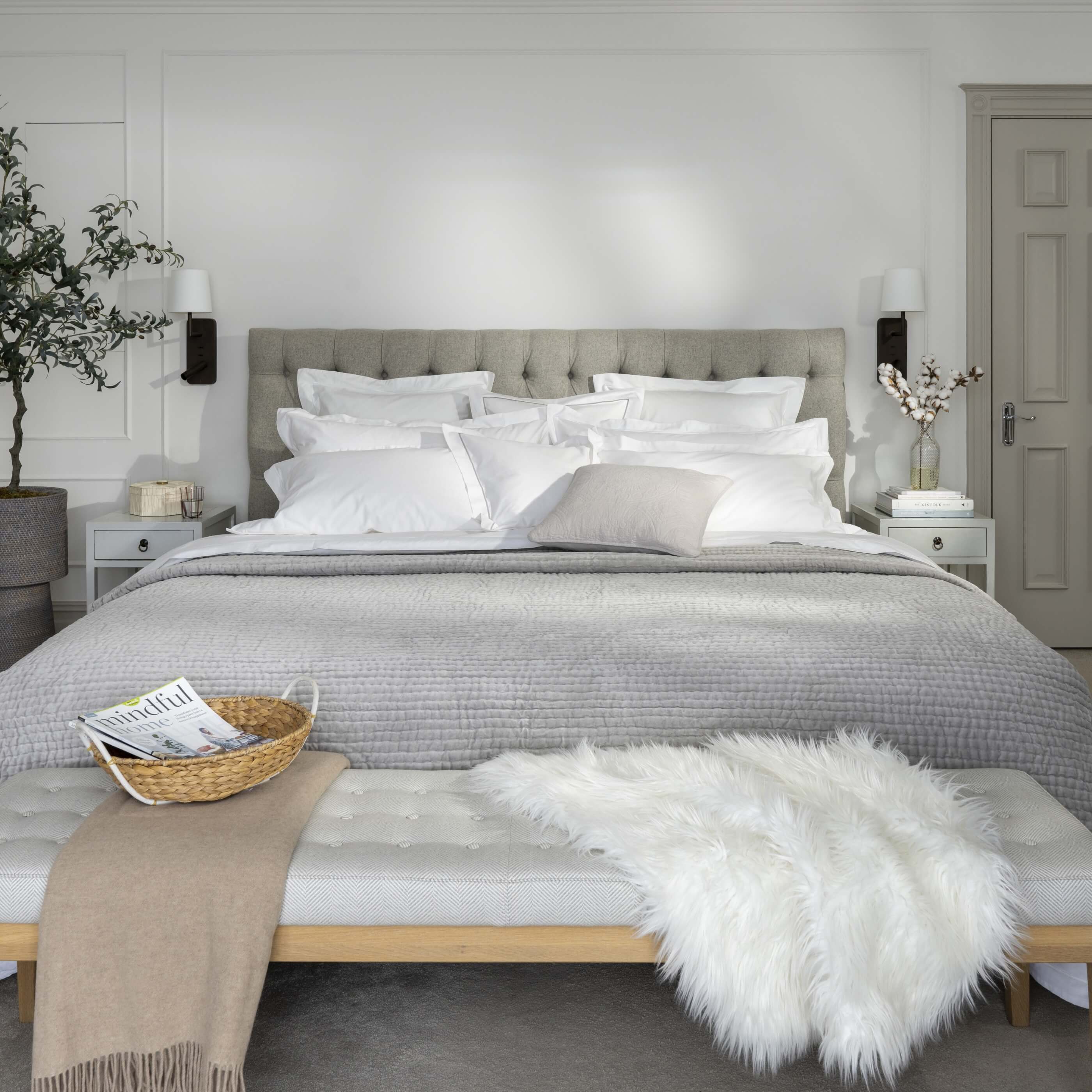 White 600 Thread Count Egyptian Cotton Duvet Cover - Image 18