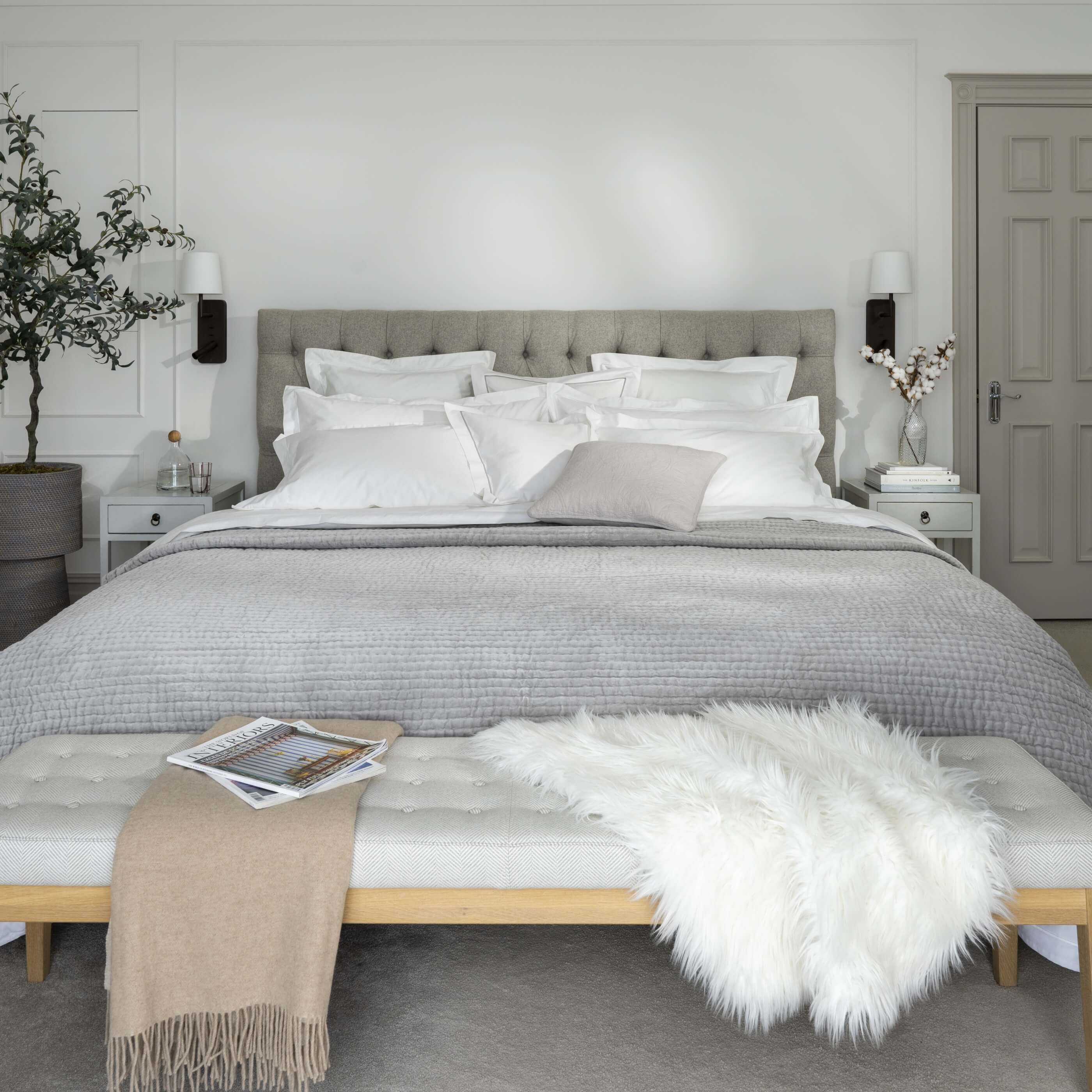 White 600 Thread Count Egyptian Cotton Duvet Cover - Image 19