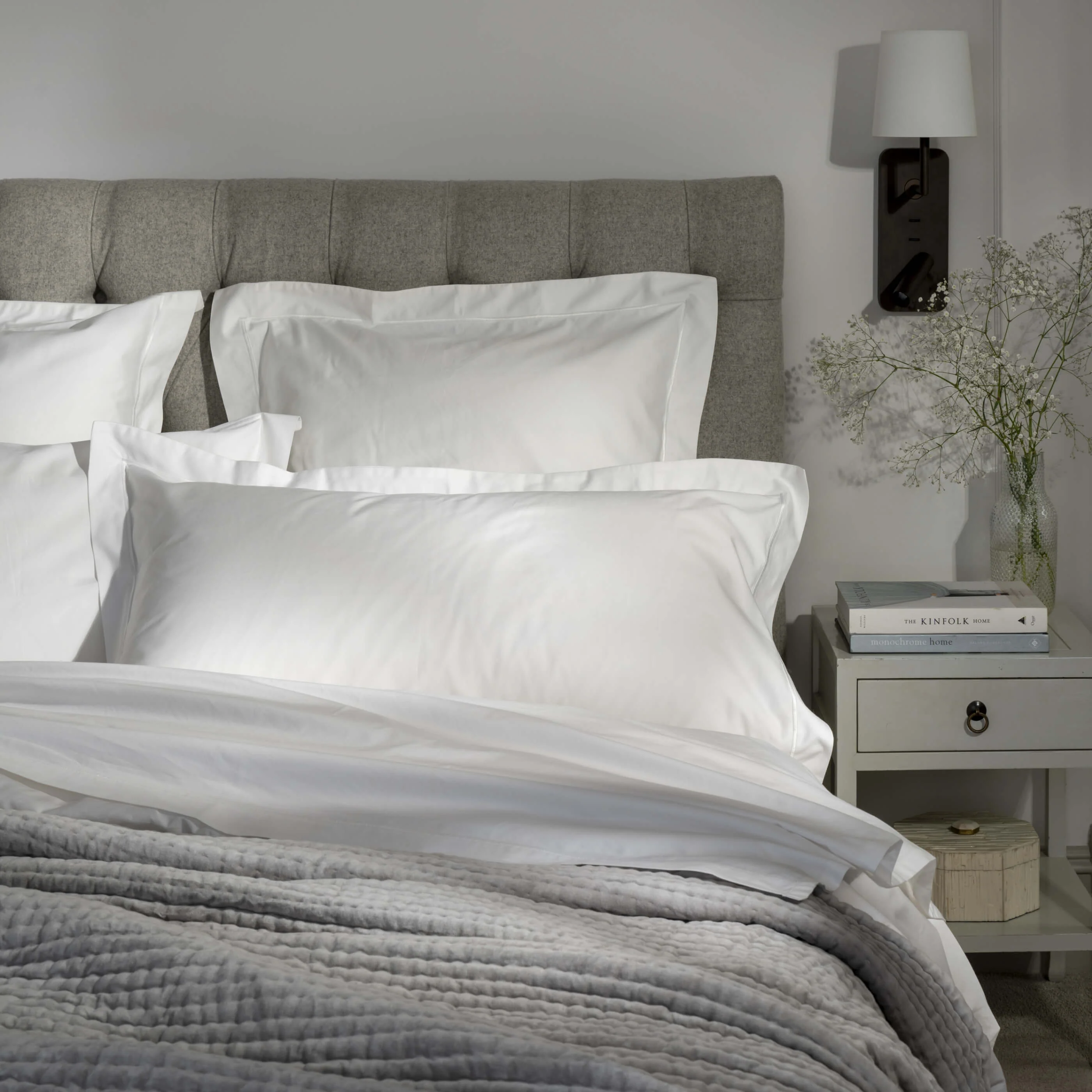White 600 Thread Count Egyptian Cotton Duvet Cover - Image 21