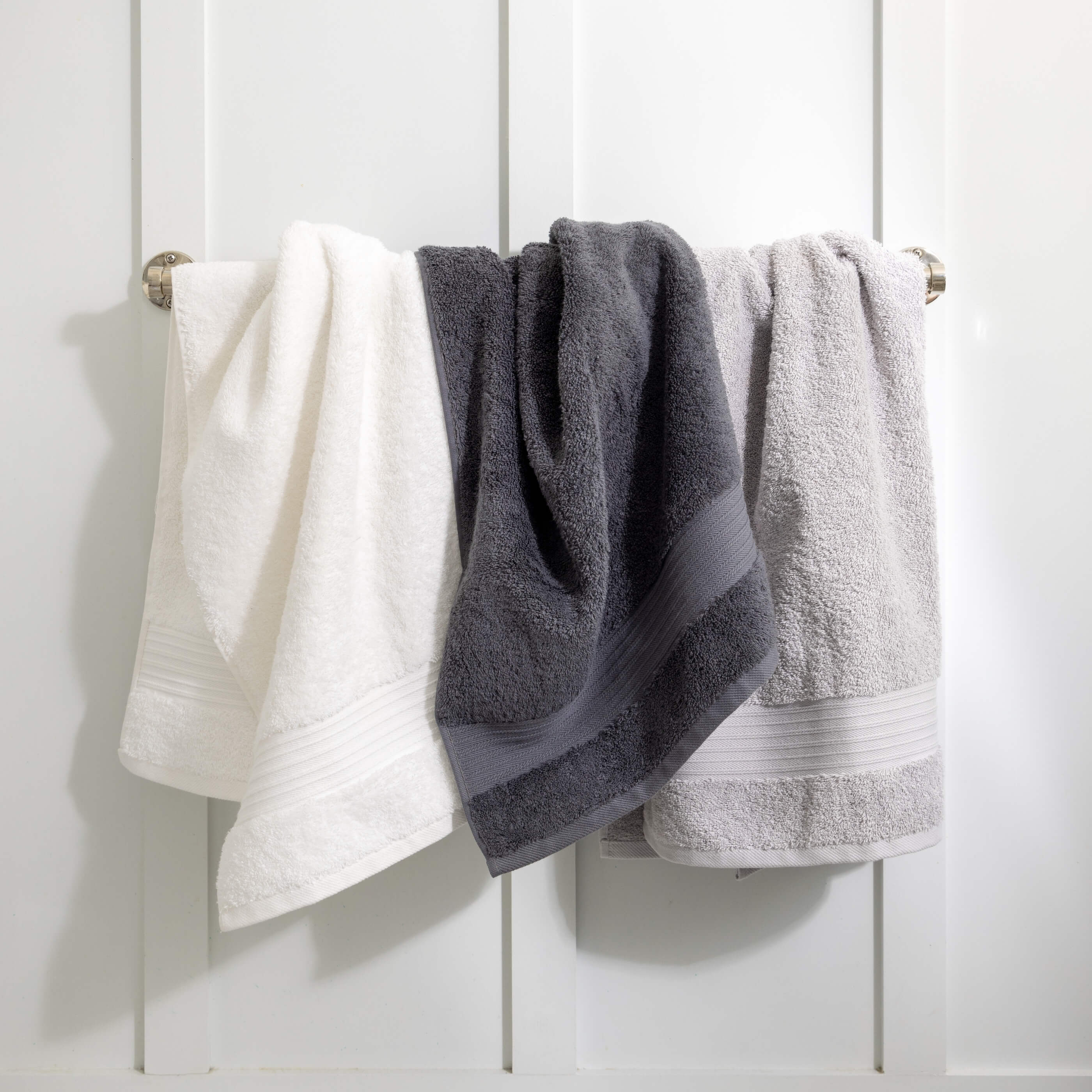White Egyptian Cotton Hand Towel - Image 4