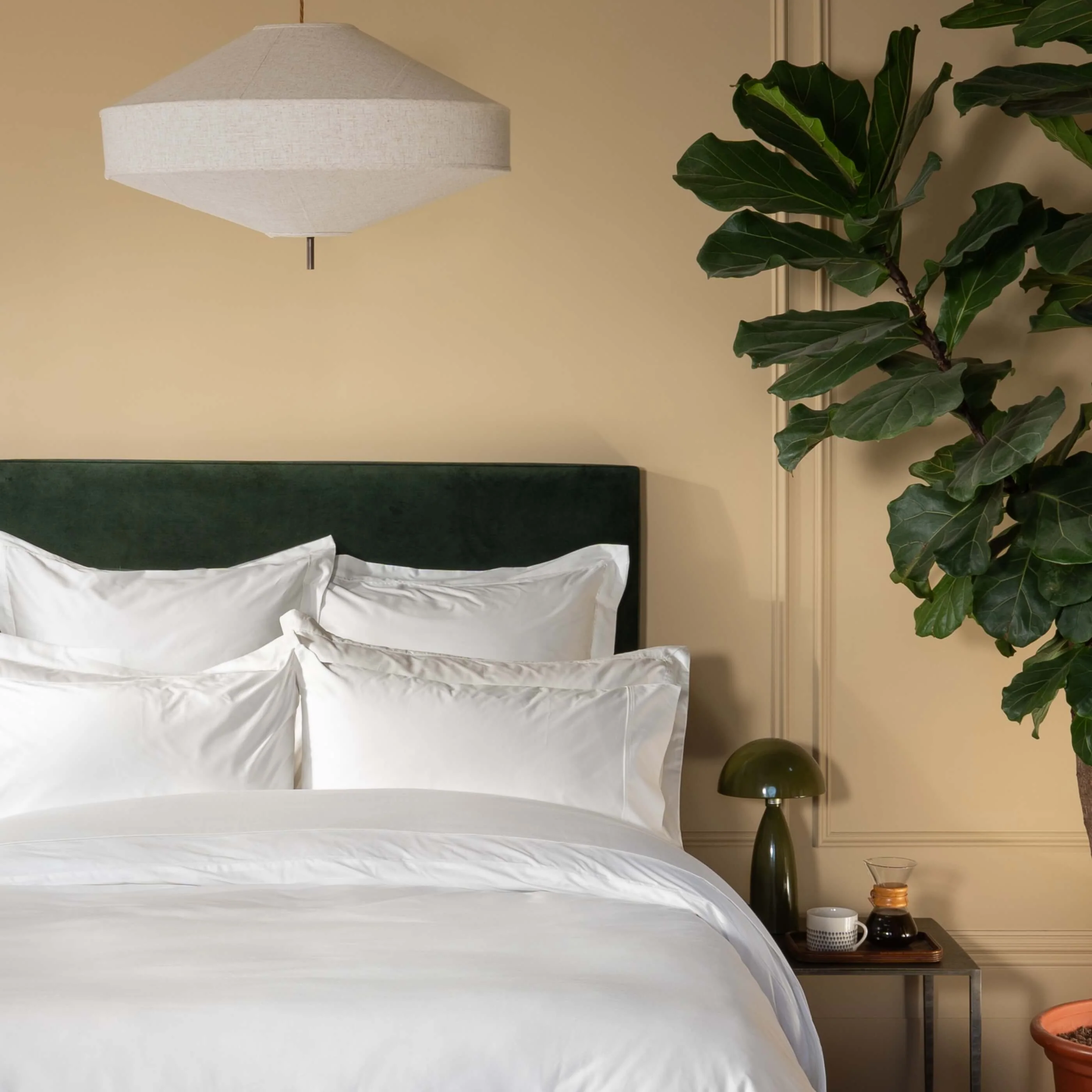 White Supima Cotton 1000 Thread Count Flat Sheet - Image 2